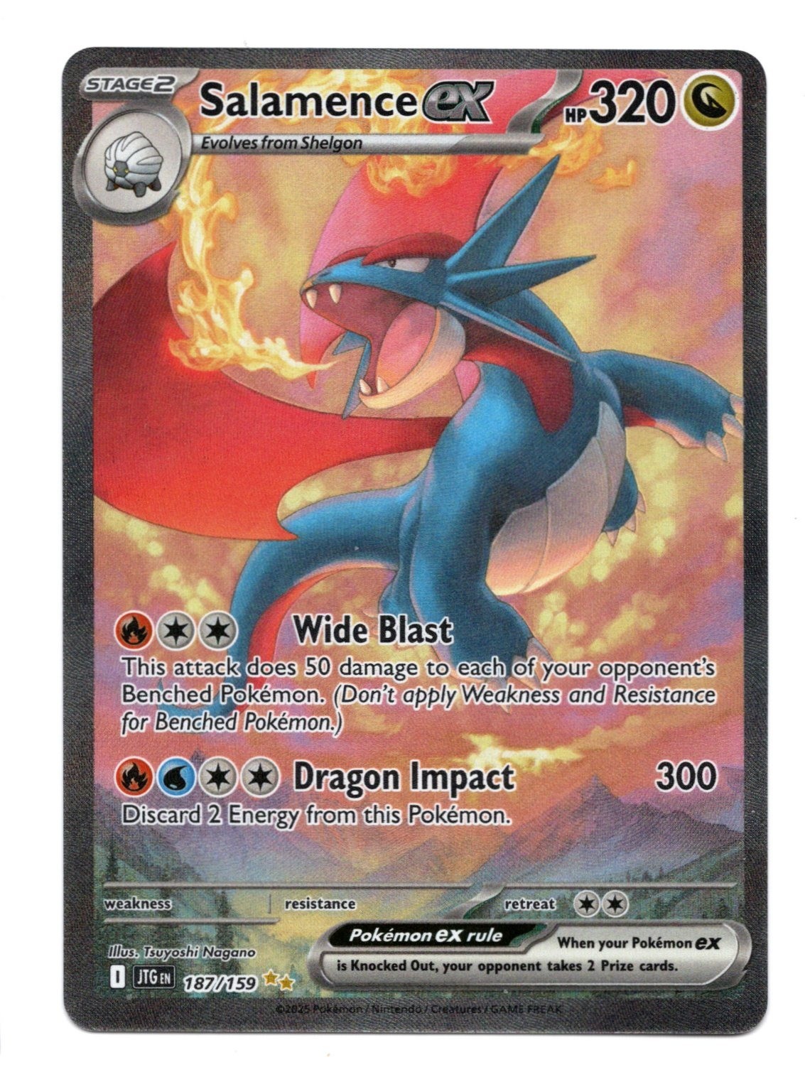 SV09: Journey Together #187/159 Salamence ex