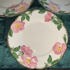 3 Franciscan Desert Rose 8" Salad, Dessert Plates,Hand Decorated Vintage USA, CA — photo 3