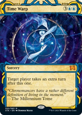 1x Time Warp - Foil Etched NM-Mint, English Strixhaven: Mystical Archives MTG Ma