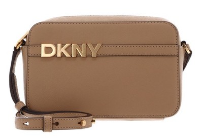 DKNY Avril Camera Bag Umhängetasche Tasche Cappuccino hellbraun Neu