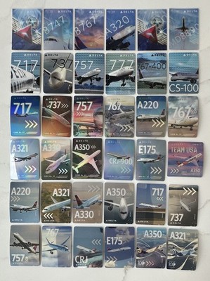 You Pick Delta Airlines Trading Cards 2015-2026 Holos LEs