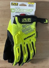 Mechanix Wear Hi-Viz M-Pact Work Gloves Small Fluorescent Yellow