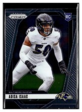 Adisa Isaac 2024 Panini Prizm #302 Baltimore Ravens Rookie RC
