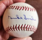 DUKE SNIDER Signed/Auto BASEBALL!  COA* HOF/Dodgers