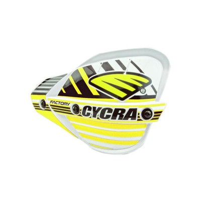 Cycra Factory Enduro Replacement Shields With Abrasion Guards - Yellow