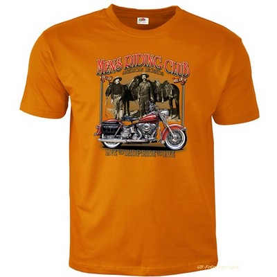 Vintage Bikermotiv  T-Shirt  classic Motorcycle Oldtimer Club USA Western *4102