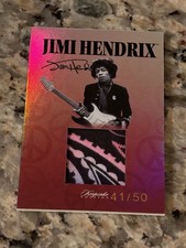 JIMI HENDRIX KEEPSAKE LIMITED 41/50 AUTHENTIC MEMORABILIA RELIC CARD # 181
