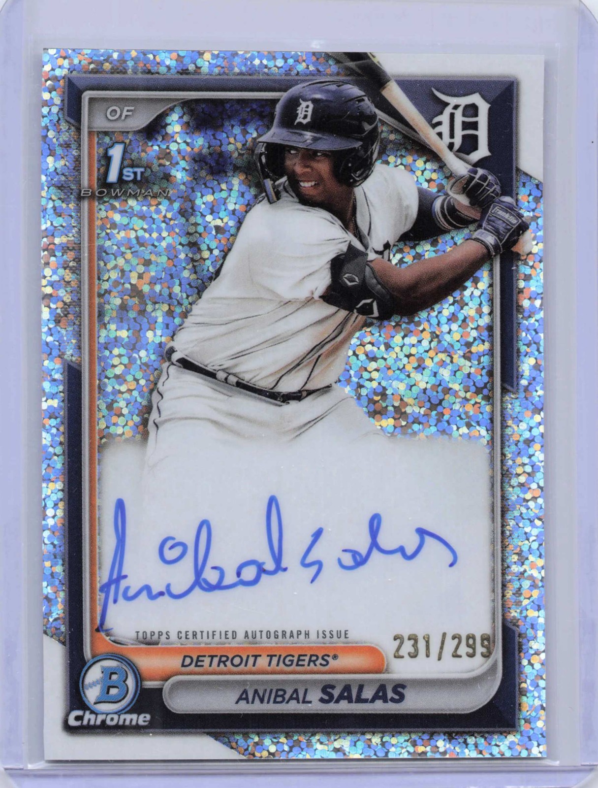2024 Bowman Chrome-Prospect Auto Speckle Refractor #CPA-ASA-Anibal Salas 280/299