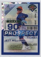 2024 Panini Prospect Edition Blue Ice Prizm 225/299 Jett Williams #37 2g0