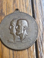 O7 Romania 1906 Bucharest Romania n General Exhibition Bronze Medal 40mm
