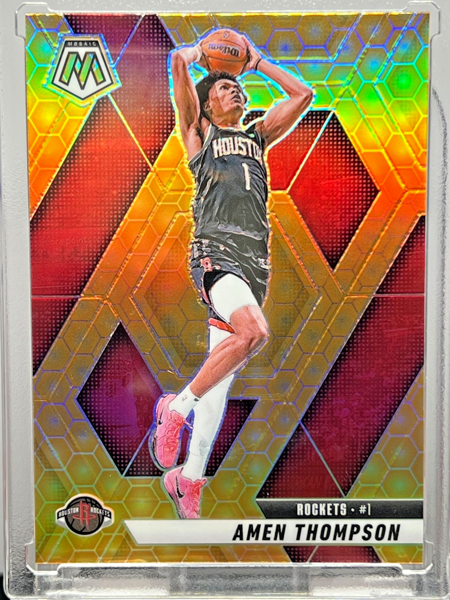 2024-25 Panini Mosaic Basketball Amen Thompson Honeycomb SSP Case