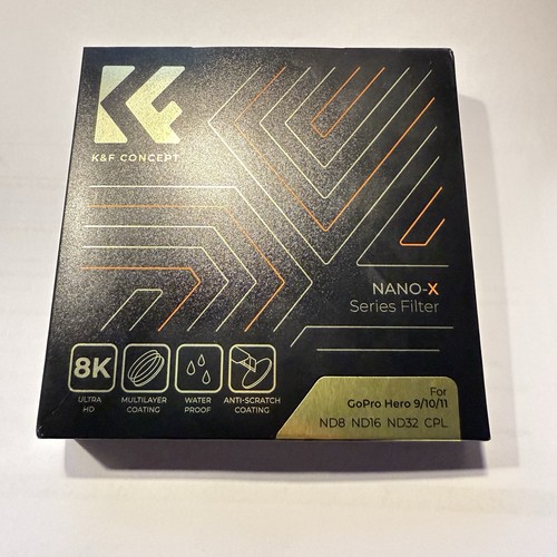 (4 Pack) K&F Concept Nano-X Series Filter Set ND32, ND16, ND8, CPL For GoPro - Picture 3 of 7