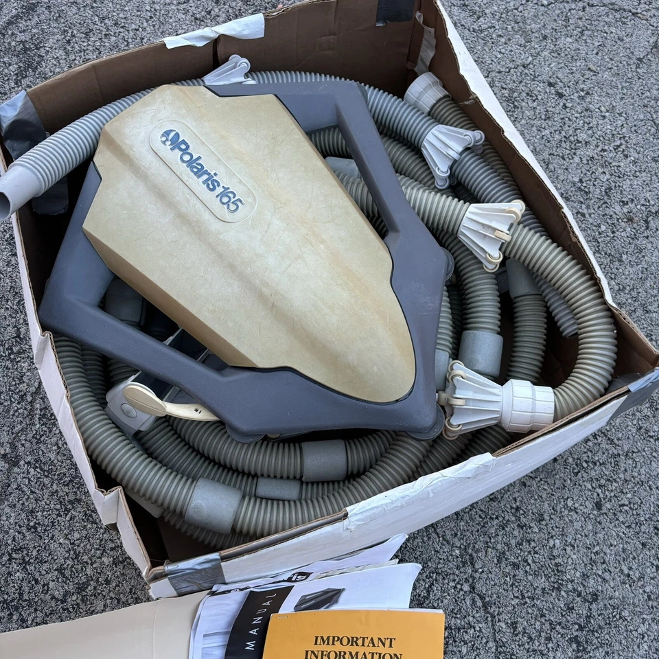 The Original Polaris Vac-Sweep 165 Mercury Pool Cleaner Vacuum W Hose + Net - Image 2 of 4