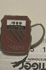 CHEERS BEER GLASS TANKARD Manchester United Badge MUFC I’ll Drink To That ManUtd