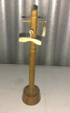 New Concord Miniatures Dollhouse Coat Rack With 2 Hangers #2175 