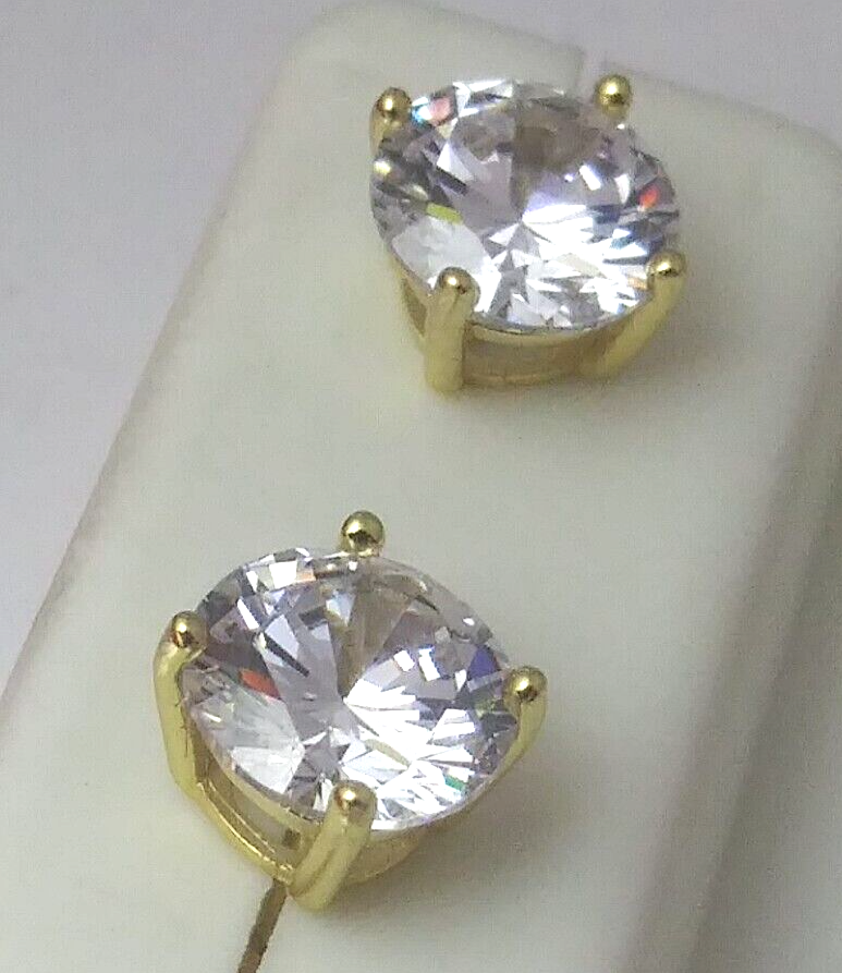 Buy 7mm Round CZ Studs Online In UK