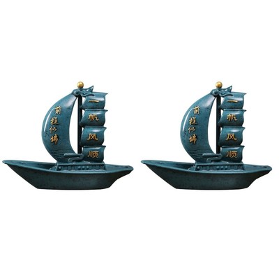 2 Pack Segeldekoration Büro Segelboot Schmuck Büro-Segelboot-