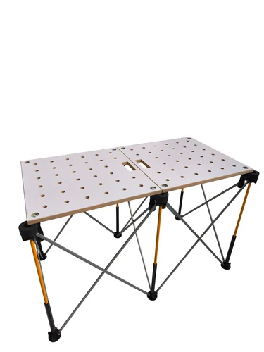 faltbarer Arbeitstisch mobiler Werktisch MWB-300 Werkbank mit Stahlgestell