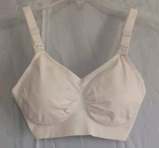 Hofish Nursing Bra Size Small Maternity Seamless Cream Padded Wireless