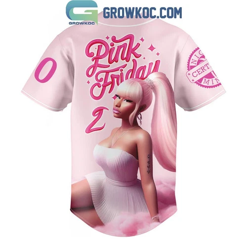 Nicki Minaj Pink Friday 2 Tour 2024 True Fan Personalized Baseball Shirt