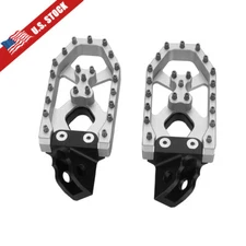 CNC Wide Foot Pegs Rests Pedals Footrests For Suzuki DR650/SE 1996-2023 DR-Z125