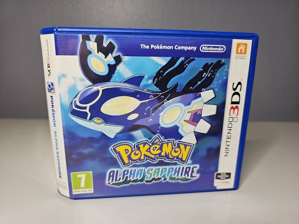 3DS★POKEMON ALPHA SAPPHIRE 海外版　北米版 Pokemon Alpha Sapphire Blue UK Version Nintendo 3DS *CASE