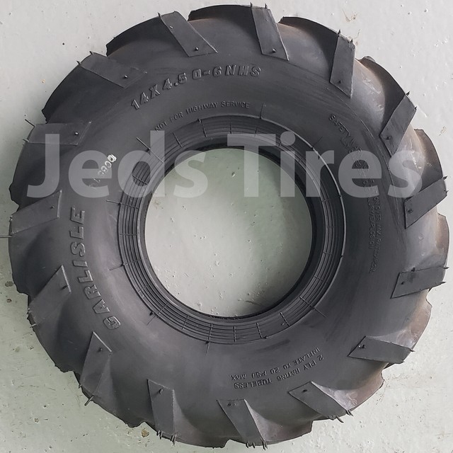 2) 14x4.506 14/4.506 Snow Blower Thrower Go Kart Tiller TIRE 14x4506