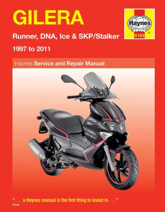 Gilera Runner DNA Ice SKP Stalker 1997-2011 Haynes Manual Workshop Manual Repair