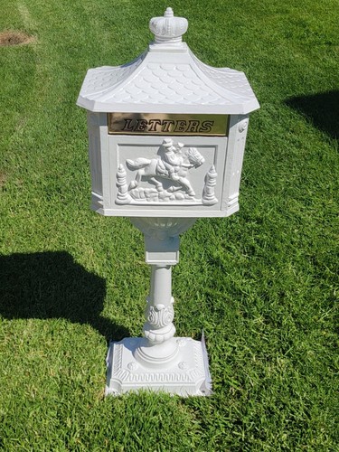 Victorian Style Mailboxes Restored Mid-Century Vintage Cast Iron Mailbox (Victorian Style) | eBay