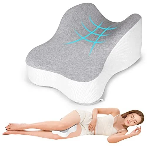 Real Knee Pillow for Side Sleepers Separates the Knees for More Comfort  Standard