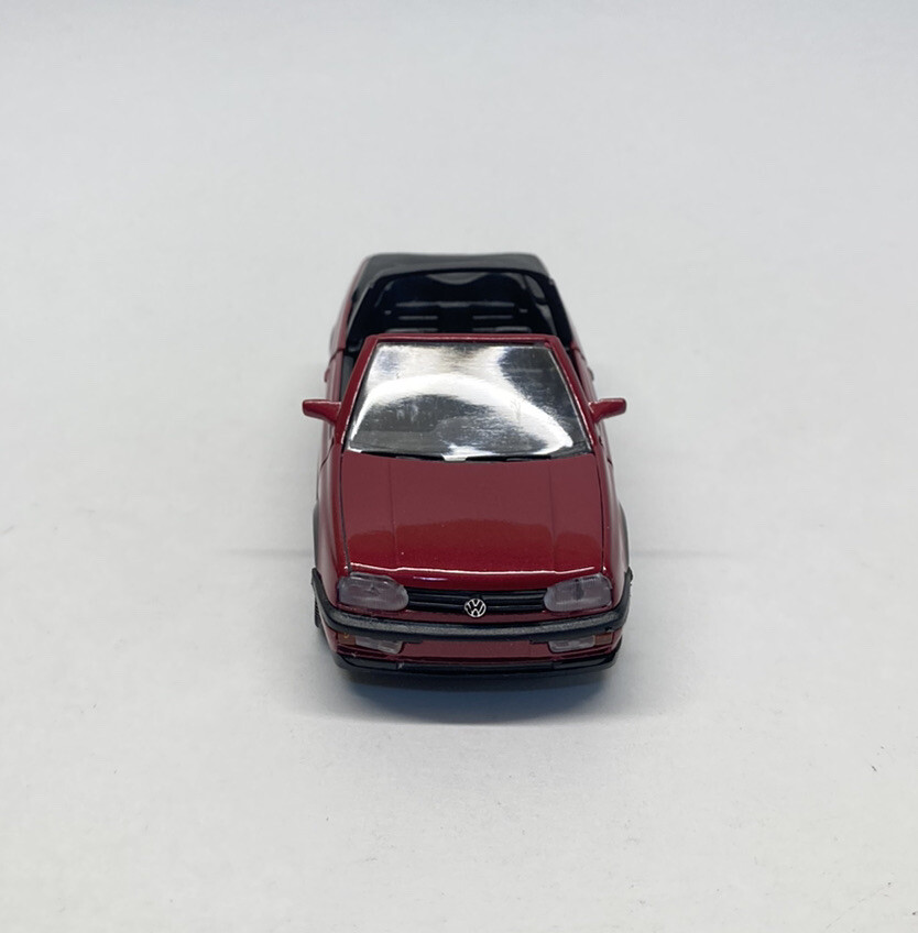 Schabak VW Golf Red 1:43 Convertible With Box Germany Made Diecast