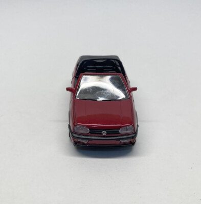 Schabak VW Golf Red 1:43 Convertible With Box Germany Made Diecast