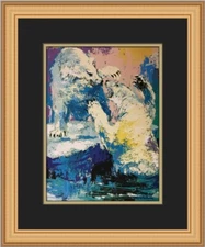 Leroy Neiman Polar Bears Custom Framed Print