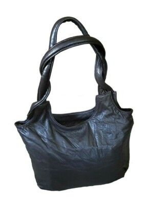 Brown Leather Bag, Distressed Retro Women Handmade Rustic Handbag, Bony