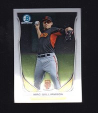 2014 Bowman Chrome Top Prospects Mac Williamson Rookie #CTP82 Giants