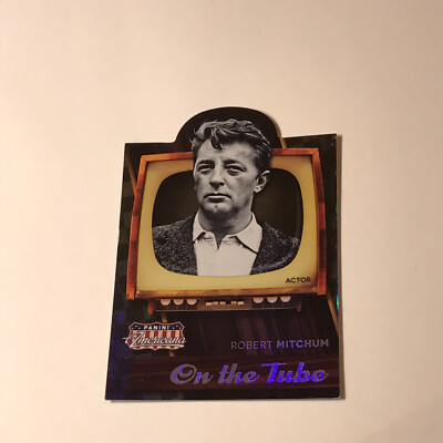 2015 PANINI AMERICANA ON THE TUBE #10 ROBERT MITCHUM Trading Card