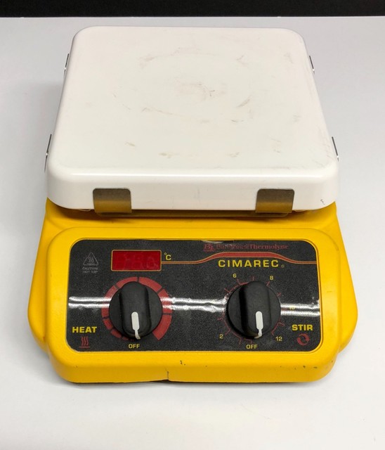 Barnstead Thermolyne Cimarec Hot Plate Magnetic Stirrer SP131325 7"x 7" 12V