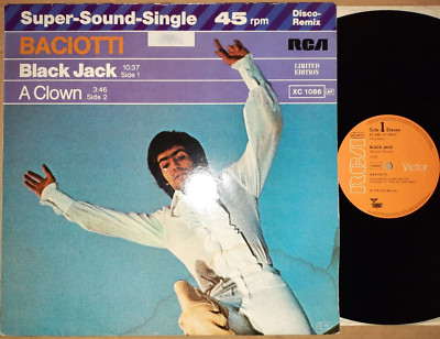 BACIOTTI - BLACK JACK / 12''MAXI / GER / 1978 / RCA / PRE-ITALO DISCO