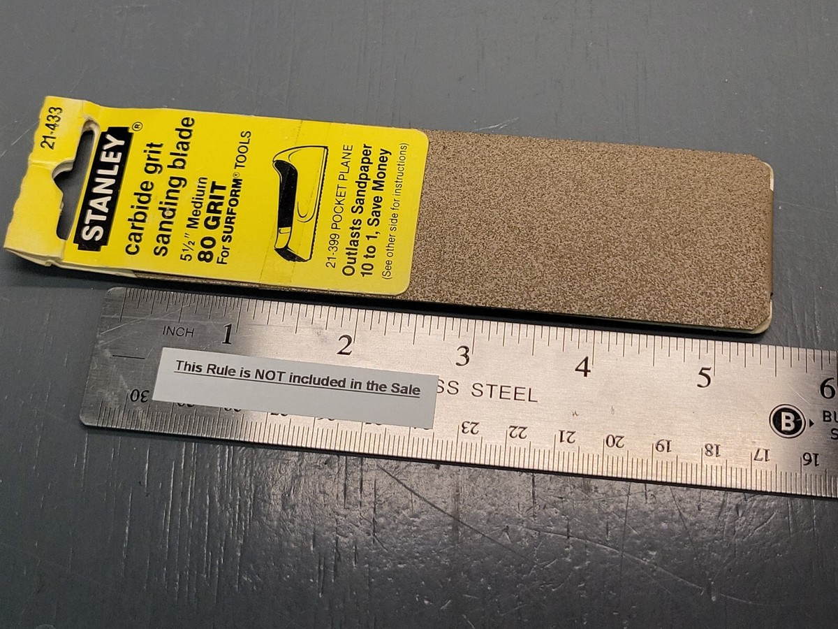 Stanley 21-433 Carbide 80 Grit 5-1/2
