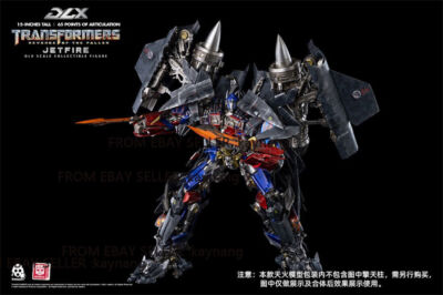 Original Version ThreeZero 3A DLX Jetfire Skyfire Figure Without Optimus Prime