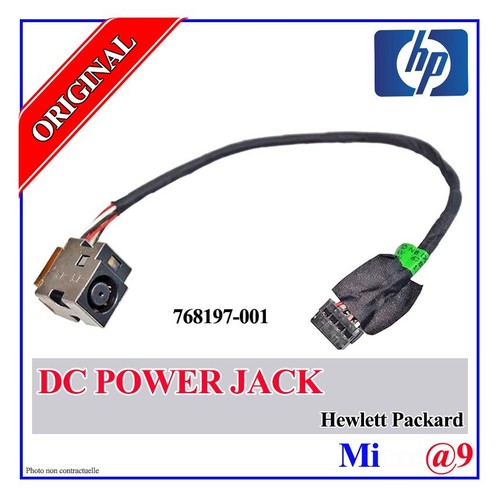 HP ProBook 430 435 450 G2 768197-001 Power Input DC Socket Jack cable Harness
