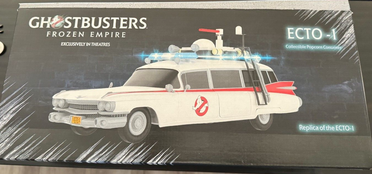 NEW Ghostbusters Frozen Empire 2024 Ecto-1 Cinemark Popcorn