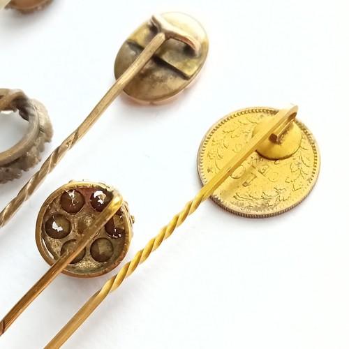 7 Antique Stickpins eBay