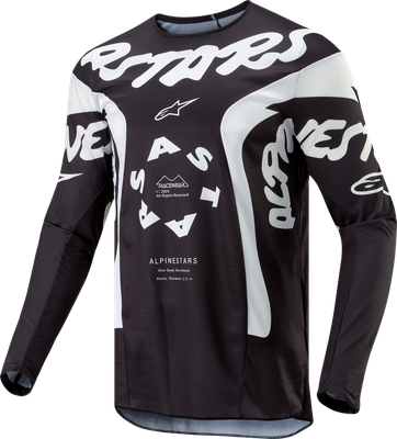 RACER HANA JERSEY BLACK/WHITE LG | eBay