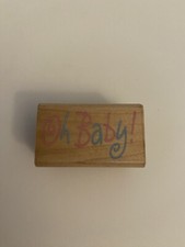 Rubber Stampede A2395B Oh Baby Wood Mounted Rubber Stamp RS25