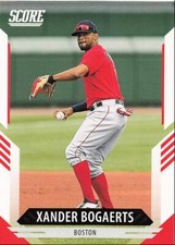 2021 Panini Chronicles Score Xander Bogaerts Boston Red Sox #14