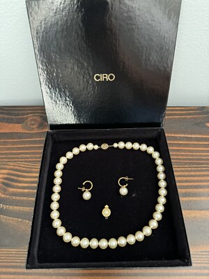 Ciro Pearls Ciro Jewellery For Sale VINTAGE CIRO PEARLS NECKLACE