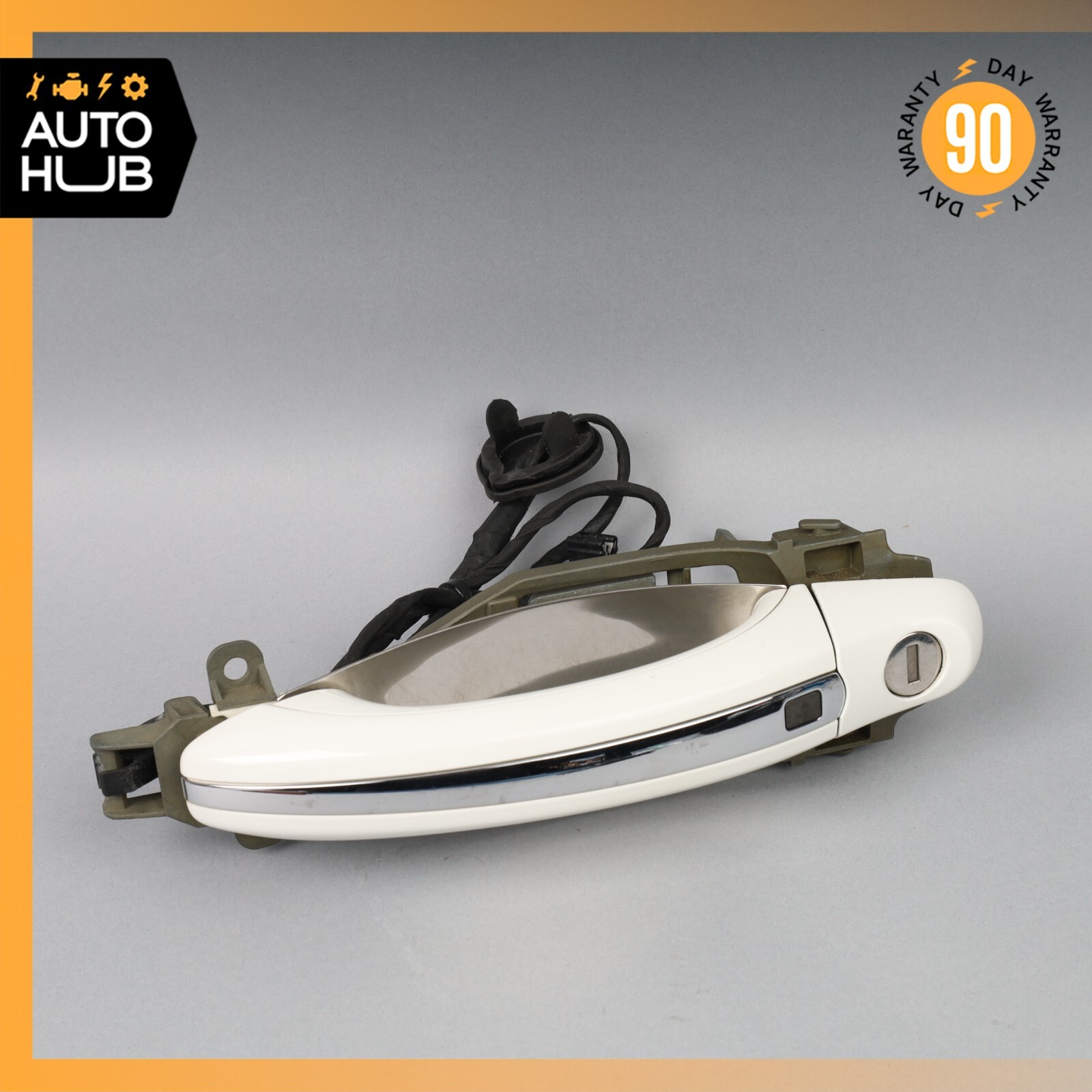 03-13 Bentley Continental Flying Spur Left Side Door Handle Keyless Go OEM 80k