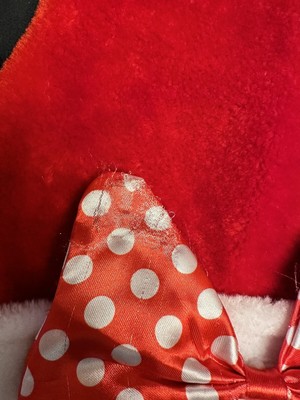 Disney Minnie Santa Hat Red and Black Polka Dot Minnie Mouse Ears. s-l400.jpg main image 3