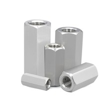 Edelstahl Gewindemuffe Sechskant VA M6 - M12 Dinstanzhülse Verbinder Langmutter